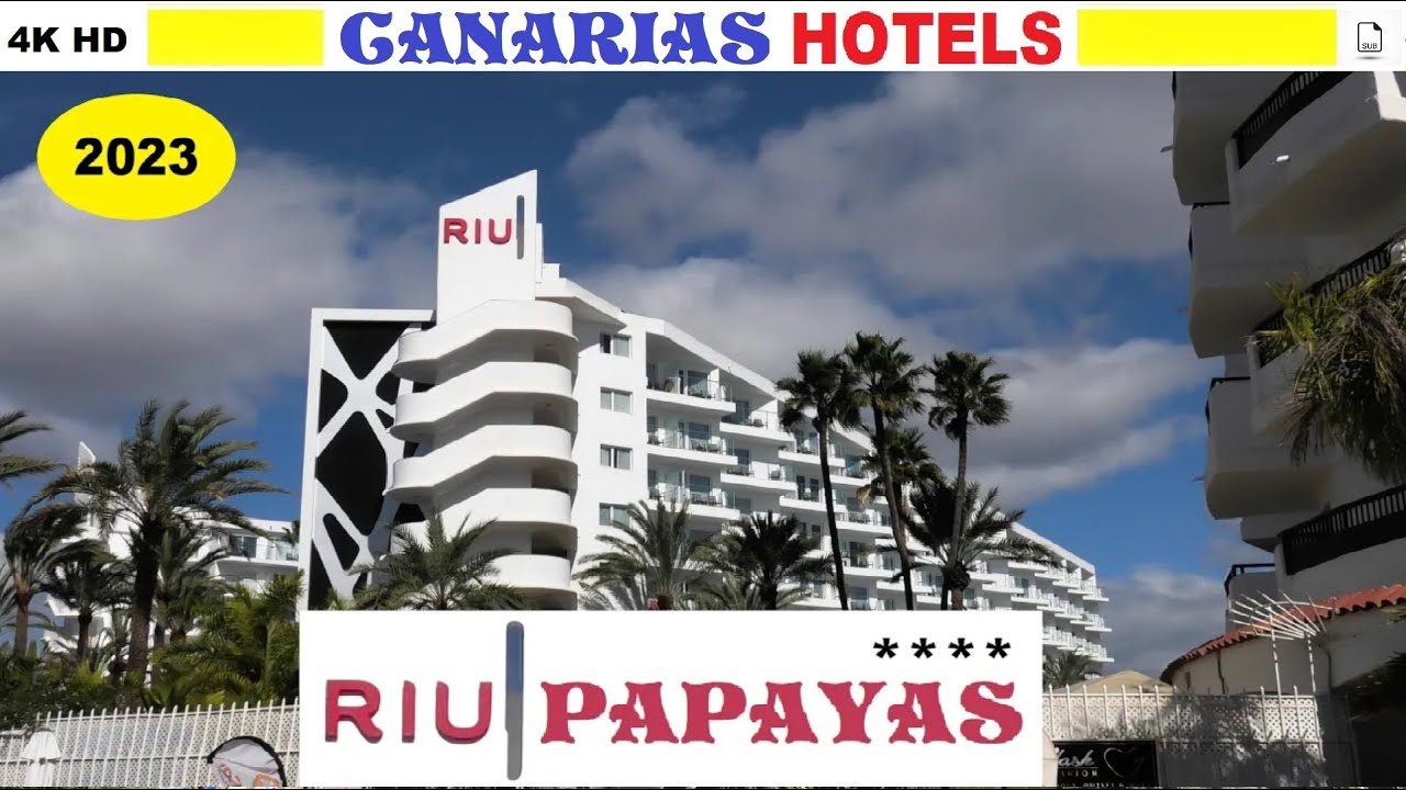 Hotel RIU PAPAYAS Playa del Inglés 🏨 Gran Canaria Hotels aktuell Rundgang 2023 4 Sterne Zimmer Pool