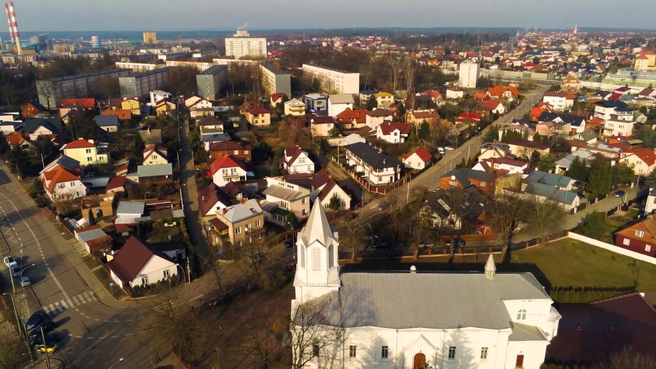 Białystok Fabryczny z lotu ptaka