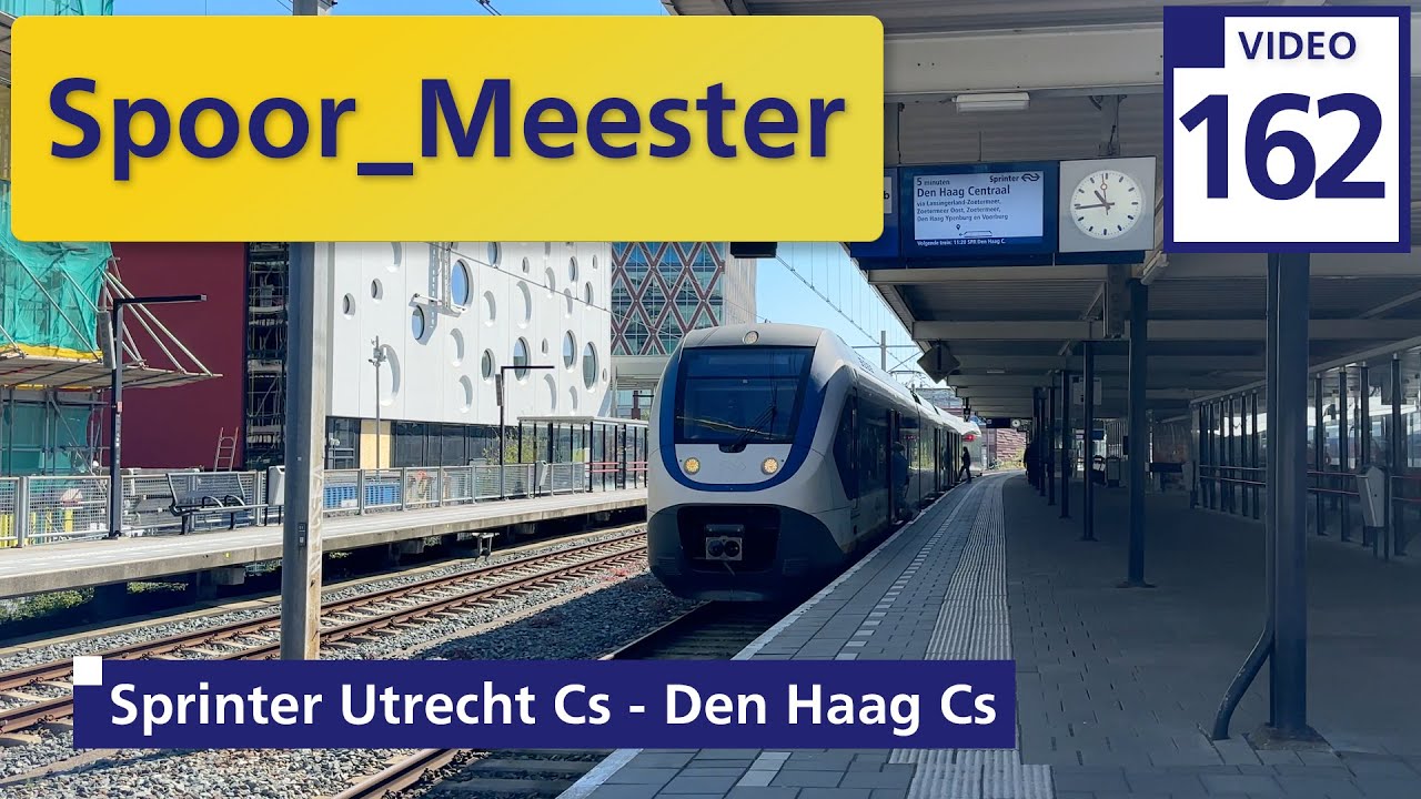 (4K) #Railway #Cabview #Trein | Rij mee in de SPRINTER Utrecht Cs naar Den Haag Cs #thehague (162)
