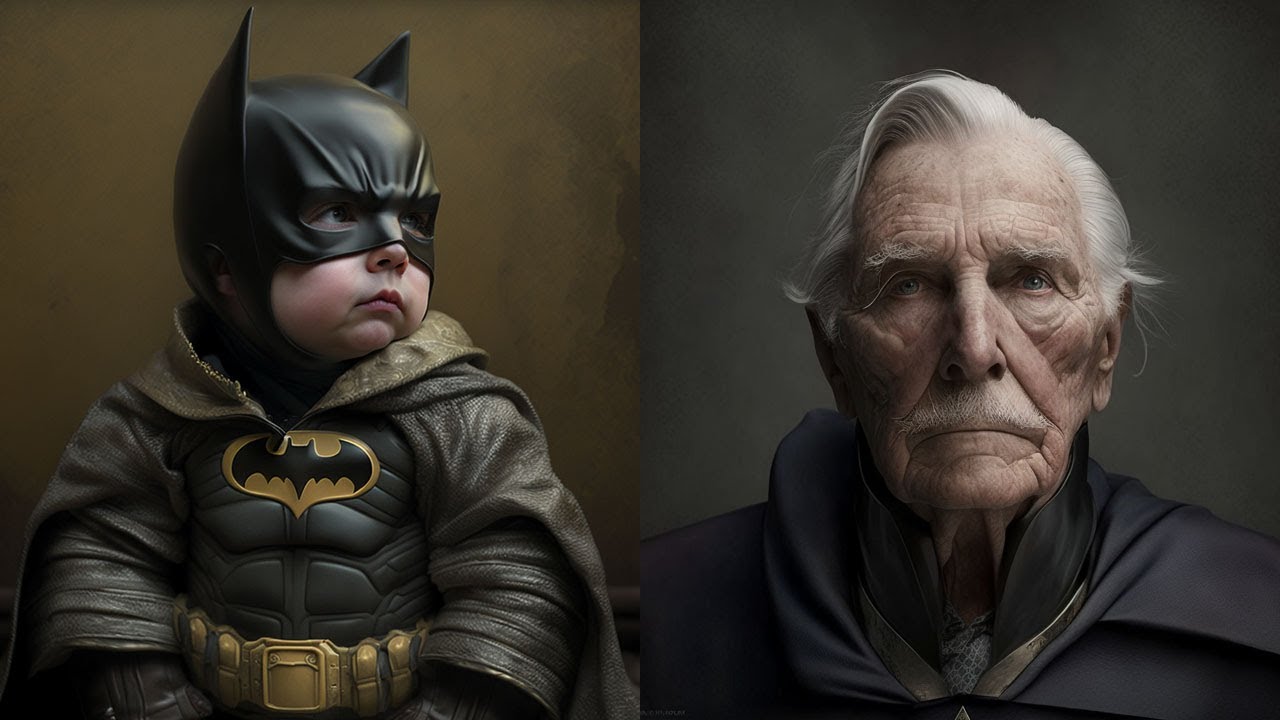 Did You Qnow - Evolution Of Batman From Baby To 100 Years Old