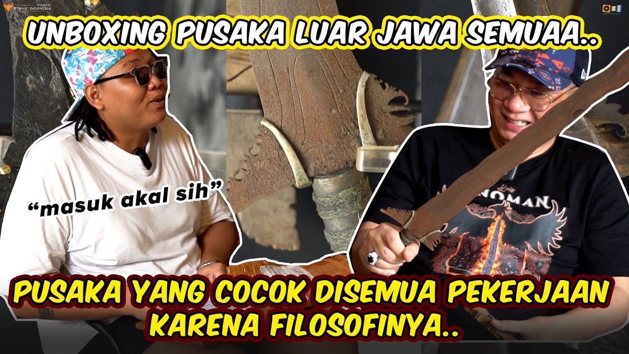 #14 DHAPUR PUSAKA YANG COCOK DI SEMUA KALANGAN PEKERJAAN, SAMBIL UNBOXING 3 PUSAKA LUAR JAWA