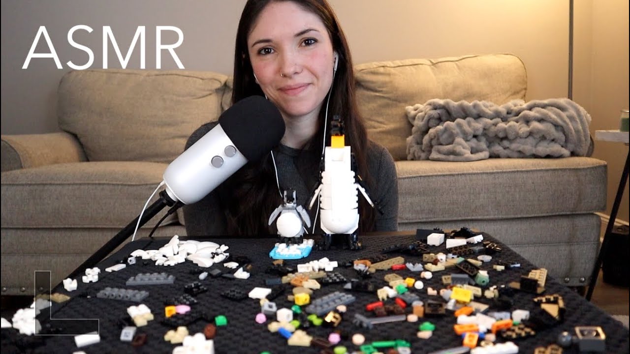 ASMR | Legos y chicle para ayudarte a relajar! armando penguinos 🐧🌙