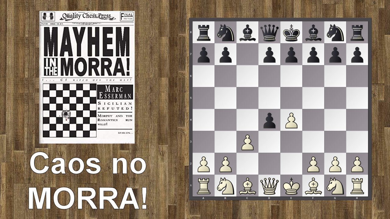 [Conteúdo do MAESTRUS] Curso do Gambito Smith-Morra - Treino 1 | MN Gérson Peres