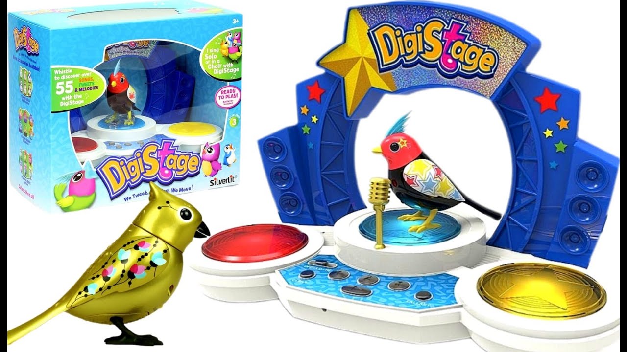UNBOXING NEW TOY| DIGISTAGE | A singing bird on stage | ASMR