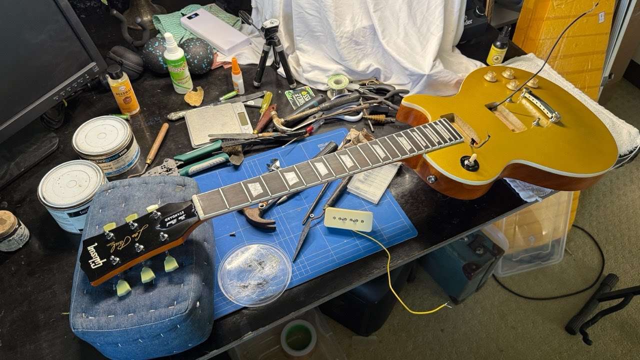Aliexpress 56 Gold Top Chibson gets dissected!.. part 1