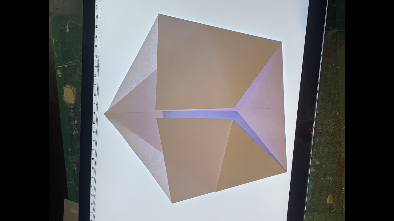 Fold a regular Pentagon from paper