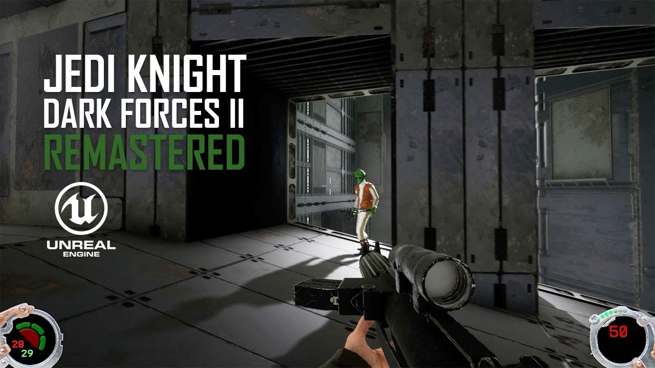 Star Wars Jedi Knight Dark Forces 2 Remastered in Unreal Engine! Classic Retro Gaming