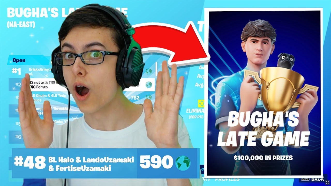 I Competed In The $100,000 Bugha Cup! (WE POPPED OFF)