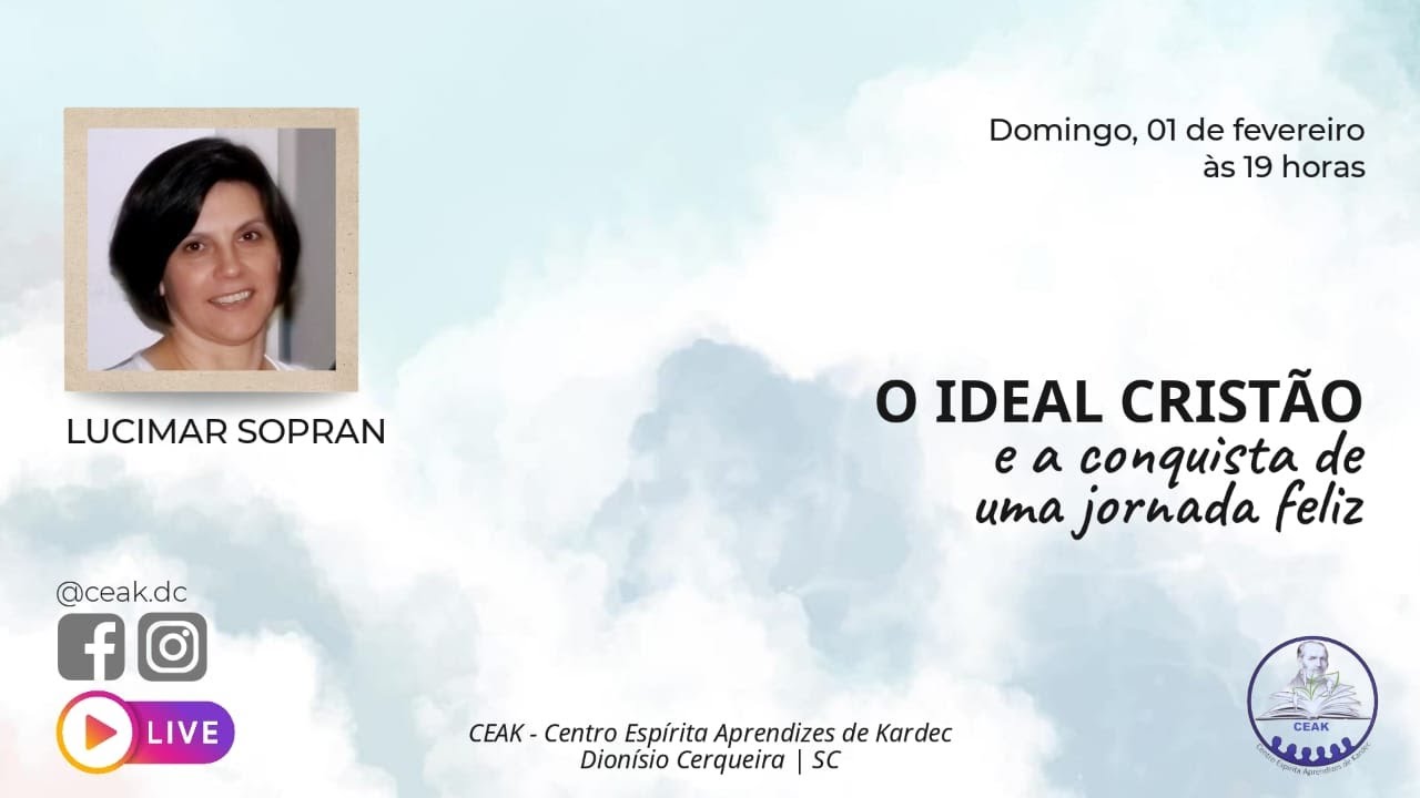 O IDEAL CRISTÃO E A CONQUISTA DE UMA JORNADA FELIZ | Lucimar Sopran