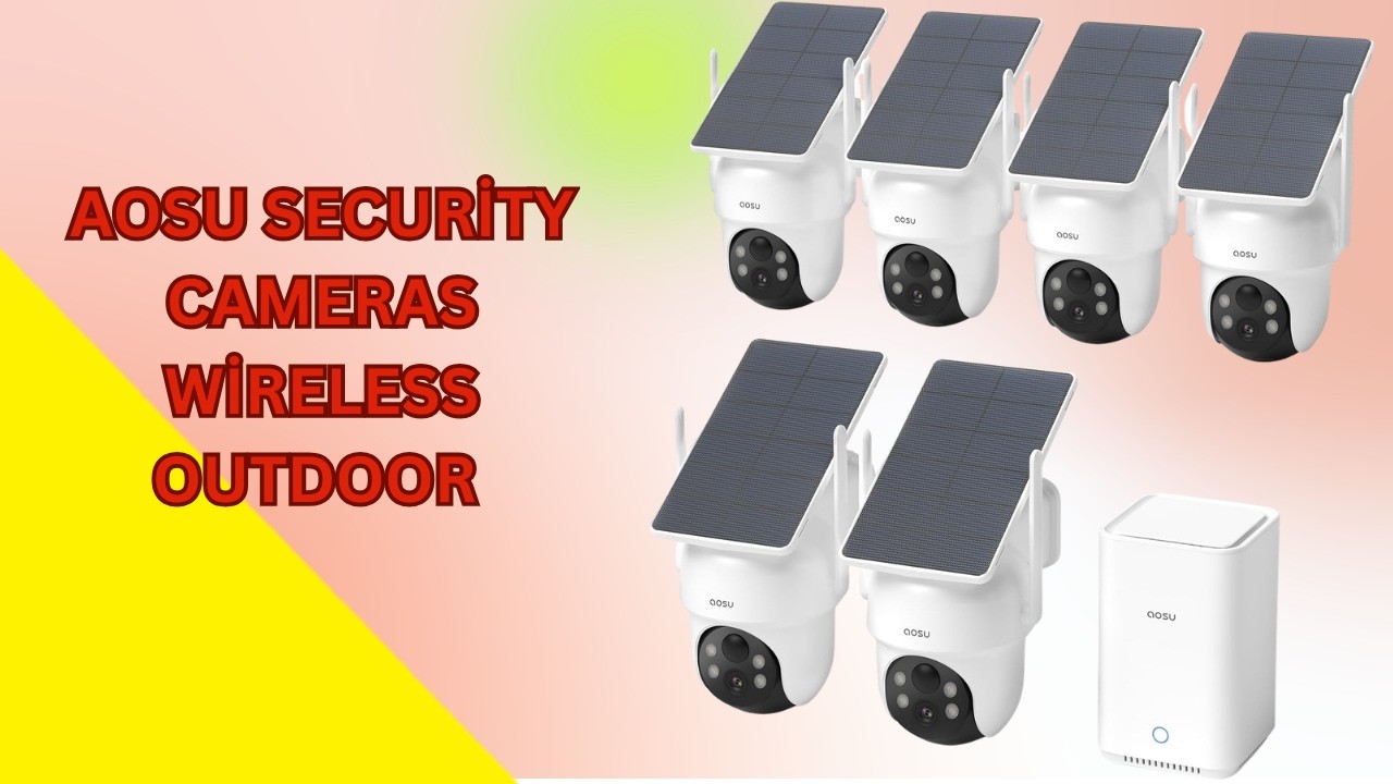 Real-Time Monitoring Anywhere – aosu Security Cameras Wireless Outdoor 6-Cam Kit – REVIEW