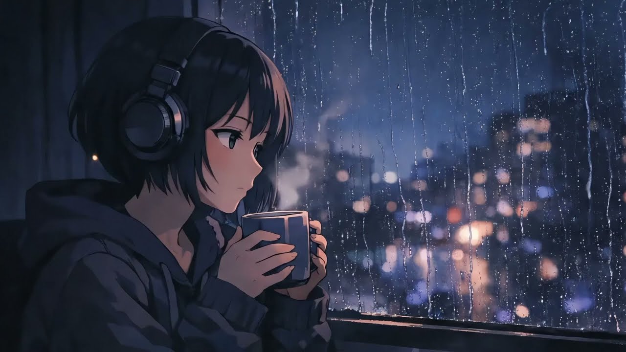 Rain Sounds & Lofi Beats 🌧️ 窗外下著雨，閣樓裡的獨處時光 (No Talking) [The Loft Vibes]