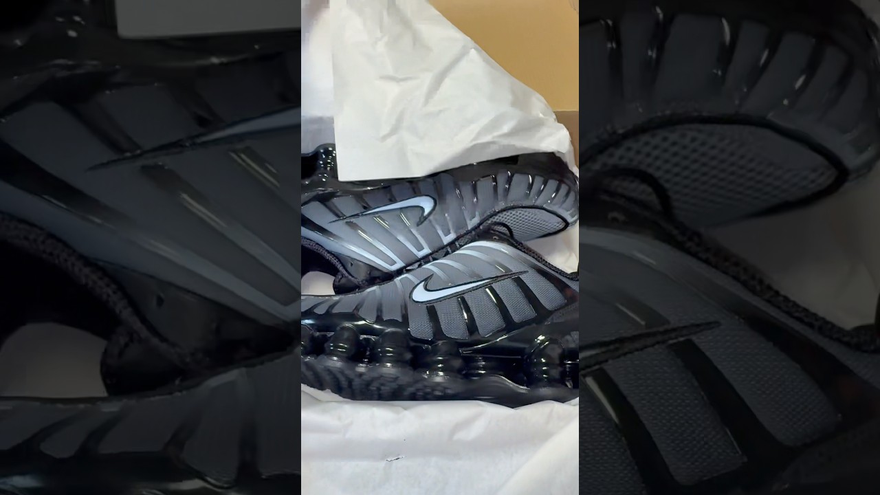 NIKE SHOX TL BLACK, CELESTINE BLUE - cool grey!