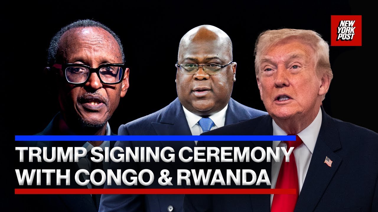 Live: Trump Hosts Peace Deal Signing with DR Congo and Rwanda Leaders