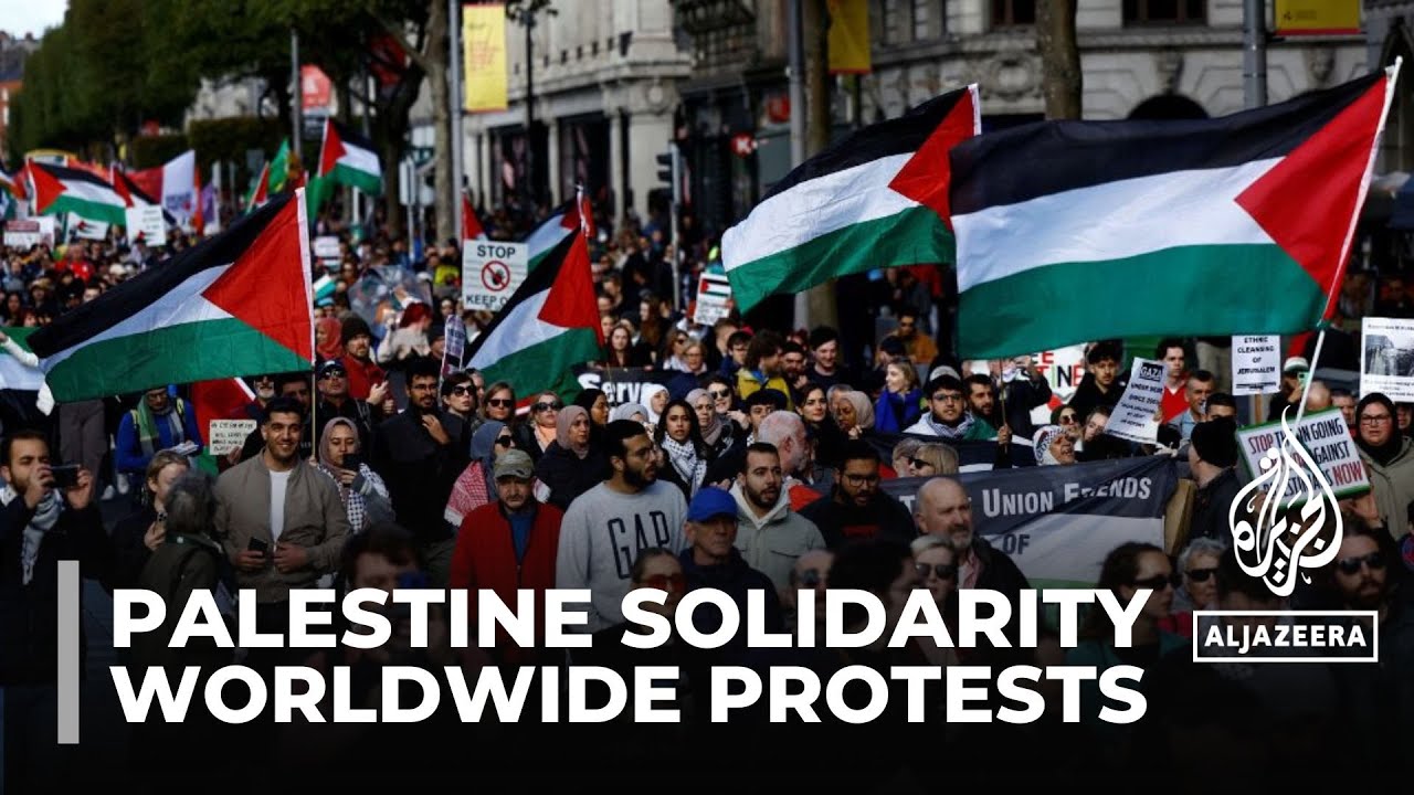 Thousands continue to march in support of Gaza in multiple cities worldwide