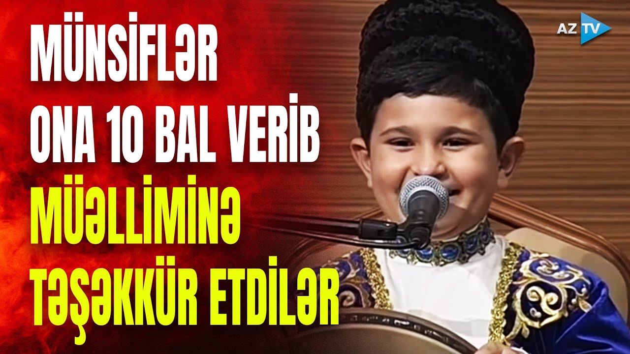 Azyaşlı Əhəd yenə möhtəşəm oxudu: münsiflər onun ustadına təşəkkür etdilər