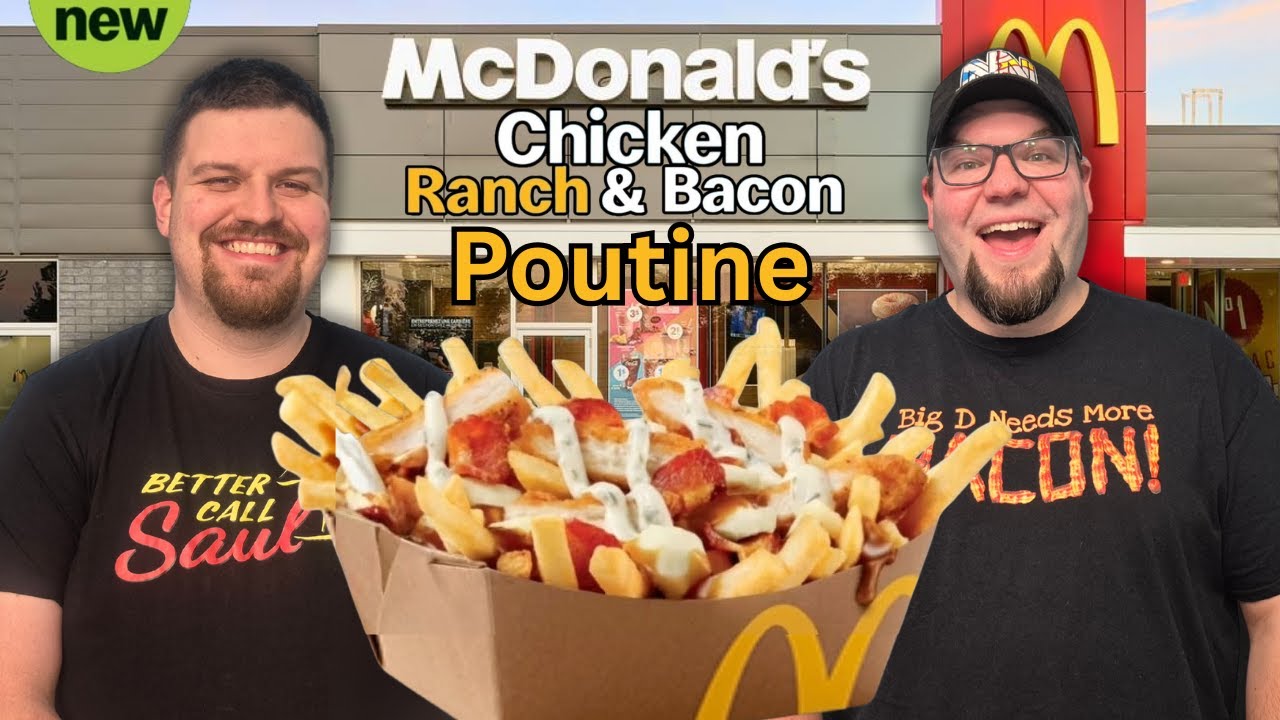 НОВЫЙ обзор путина с курицей ранч и беконом от McDonald's!