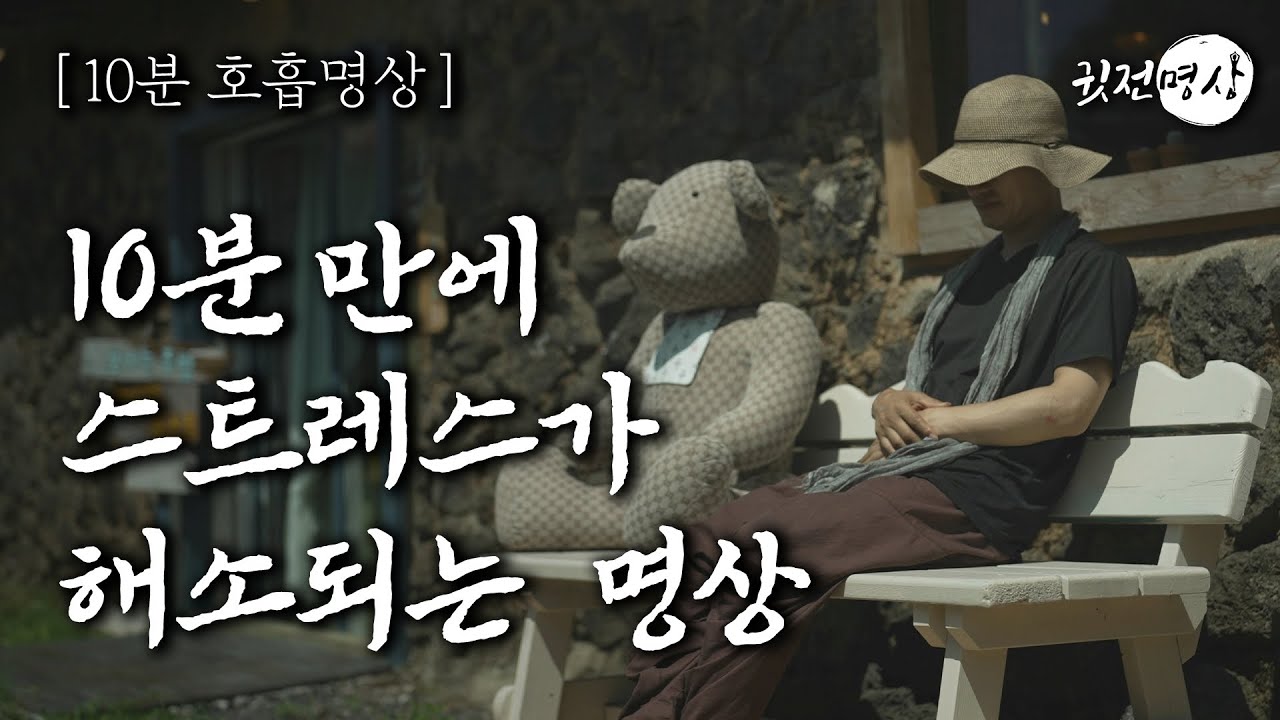 [곰호흡]🧸설명필독❗️딱! 10분만 따라 해보세요! 답답함과 괴로움에서 해방됩니다. 21일동안 매일 10분씩만 ▶10분만에 스트레스해소 호흡명상, 수면 숙면 불면