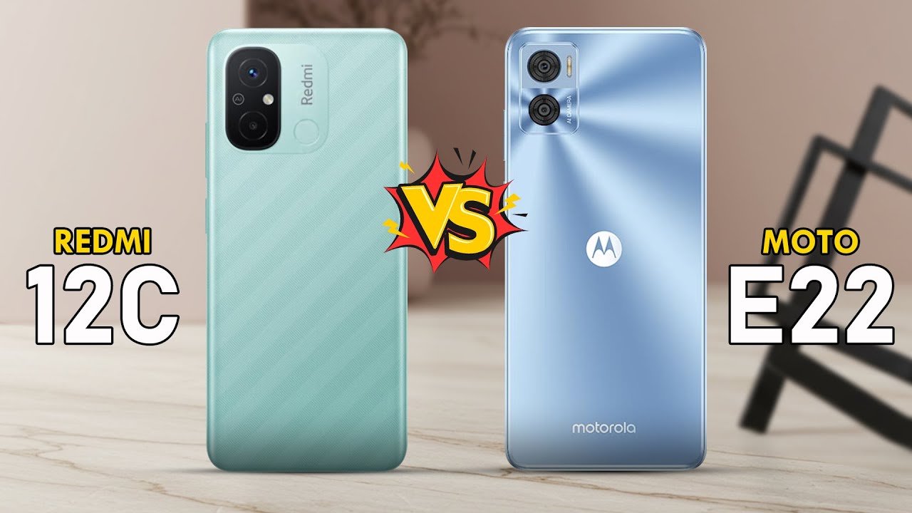 Xiaomi Redmi 12C Vs Motorola Moto E22