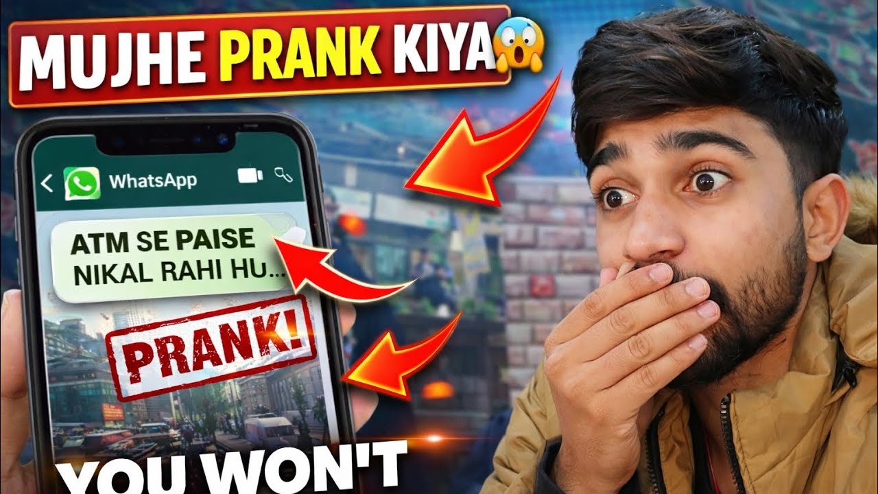 YouTube prank 😁