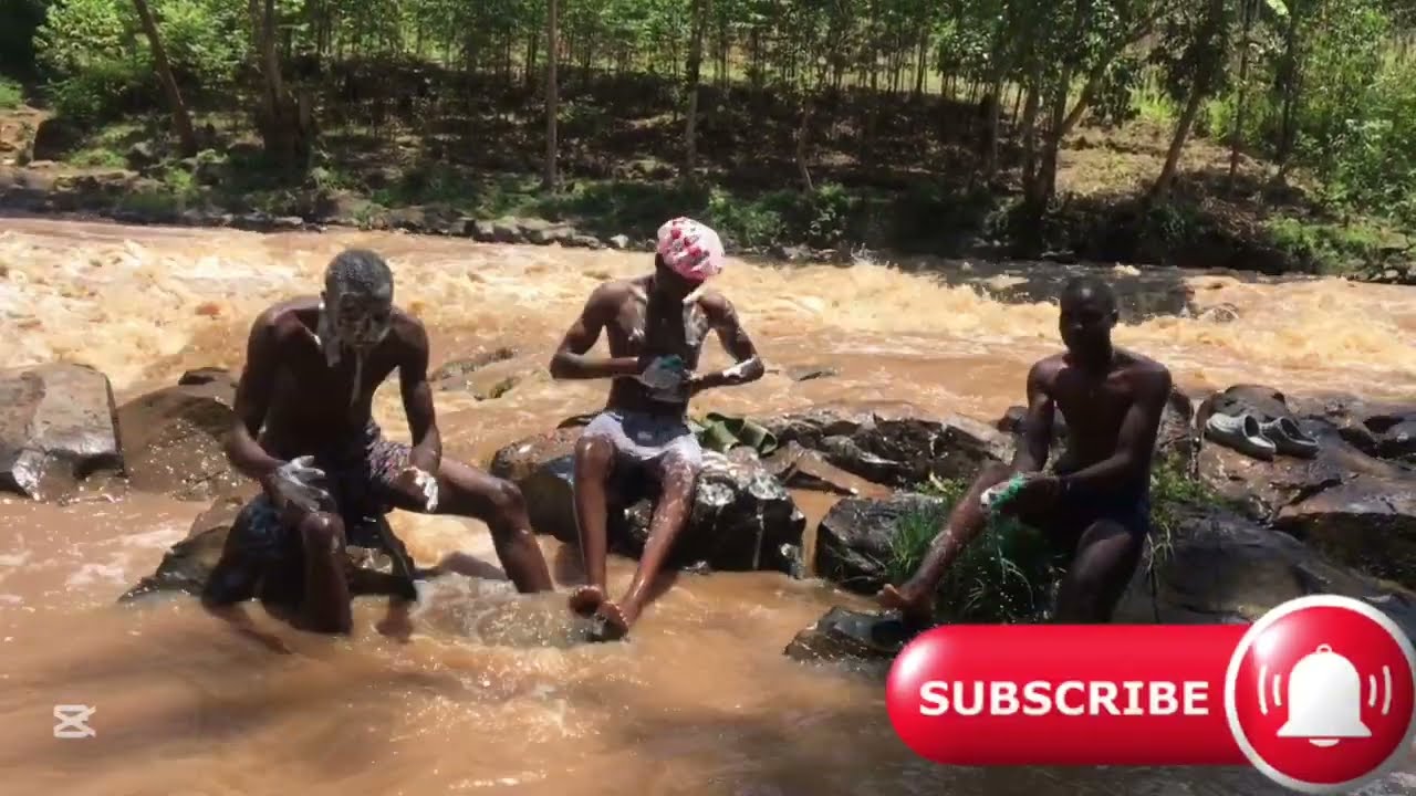 When Three Village Boys Bathes in huge African River This happens ‼️
