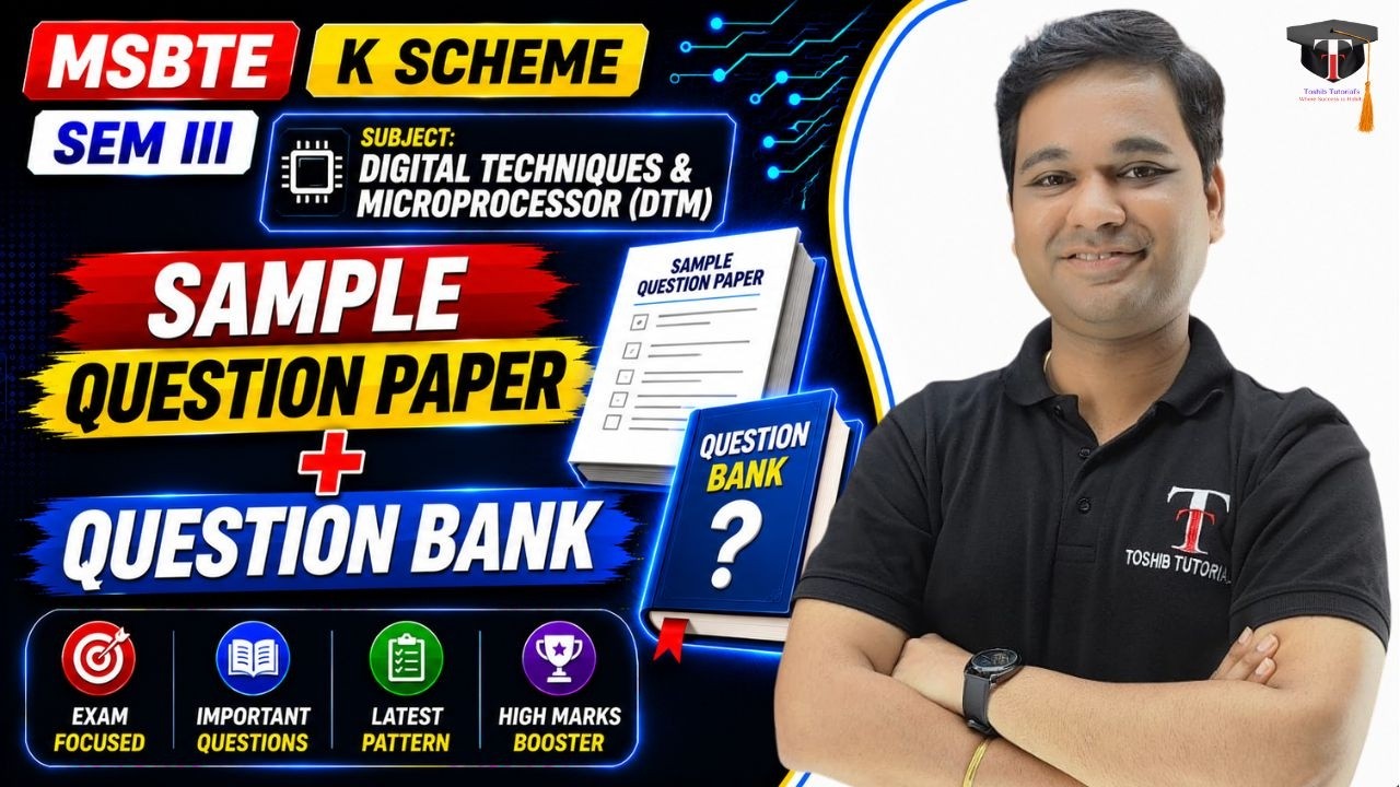 DTE Important Questions MSBTE | K-Scheme | DTE Diploma 3rd Sem | Toshib Tutorials