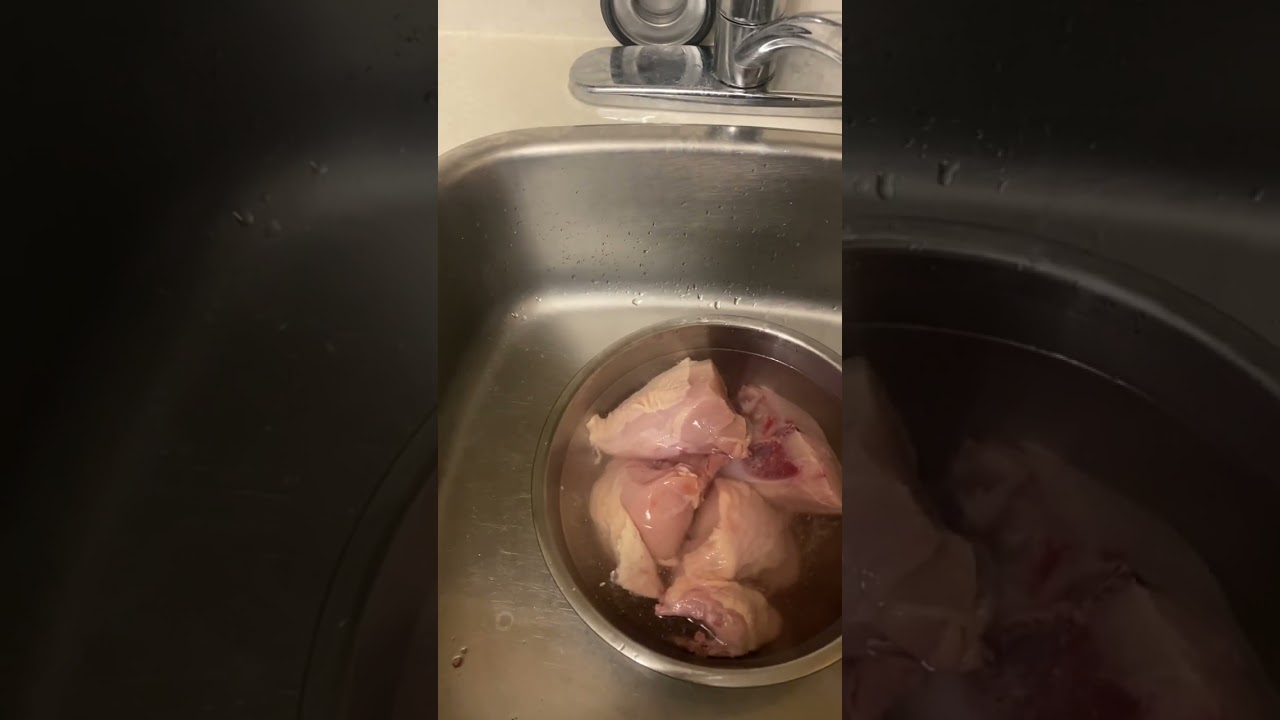 How to clean chicken before cooking