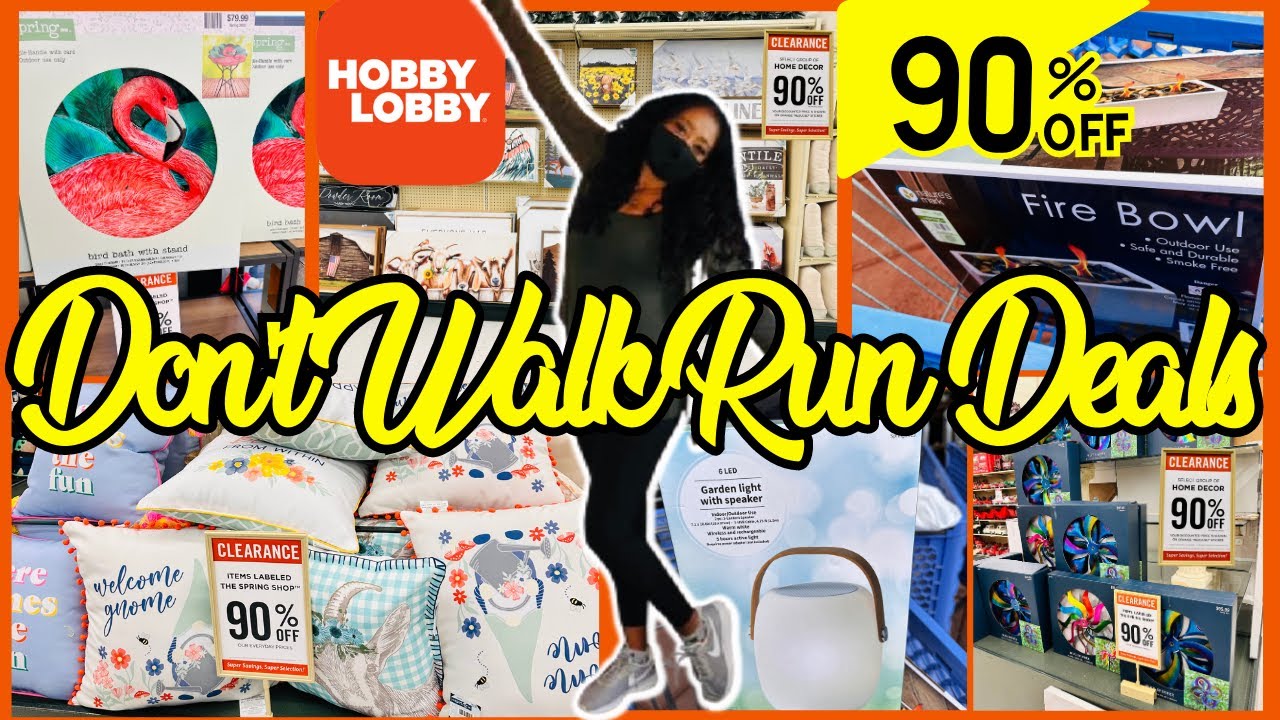 Hobby Lobby 90% Off Spring Shop Clearance🏃🏽‍♀️🔥RUN Deals🏃🏽‍♀️🔥Hobby Lobby Shop W/Me  | #clearance