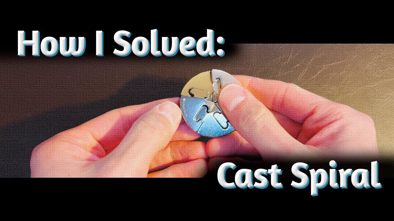 [94] 99% of People Get Stuck &ndash; Cast Spiral Puzzle - Cast Spiral - Adult Puzzle by Hanayama