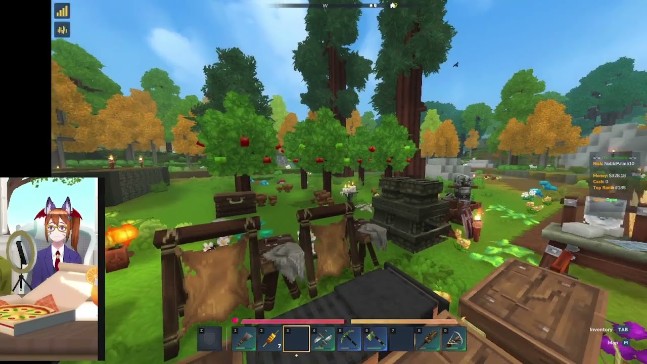 7 sadelity server day 3 {hytale}, cows!!!!