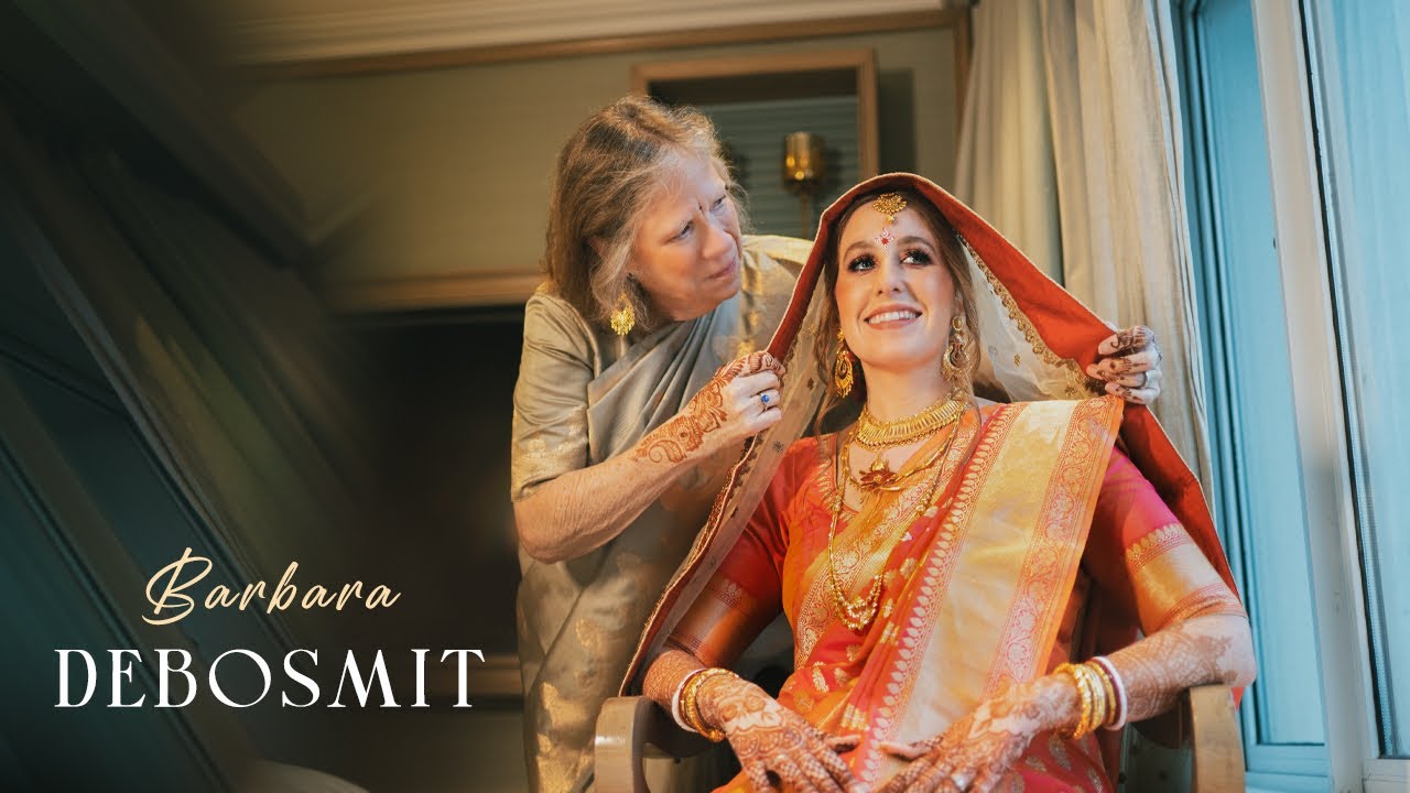 “Fusion Wedding Magic | American ♥️ Bengali Indian Couple Tying the Knot | Symphony of Shutters”