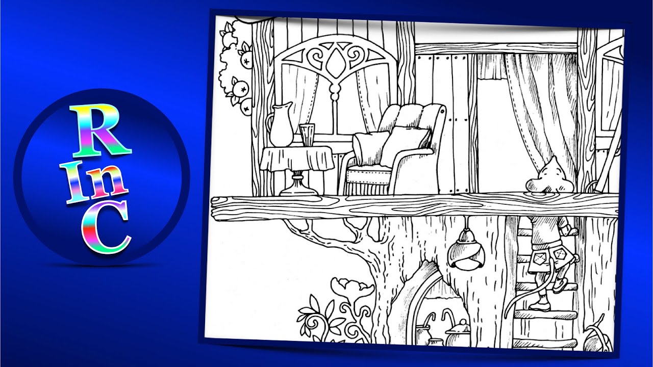 Coloring Video | Nice Little Town 6 Coloring Book By Tanya Bogema Stolova |  Reelax In Color