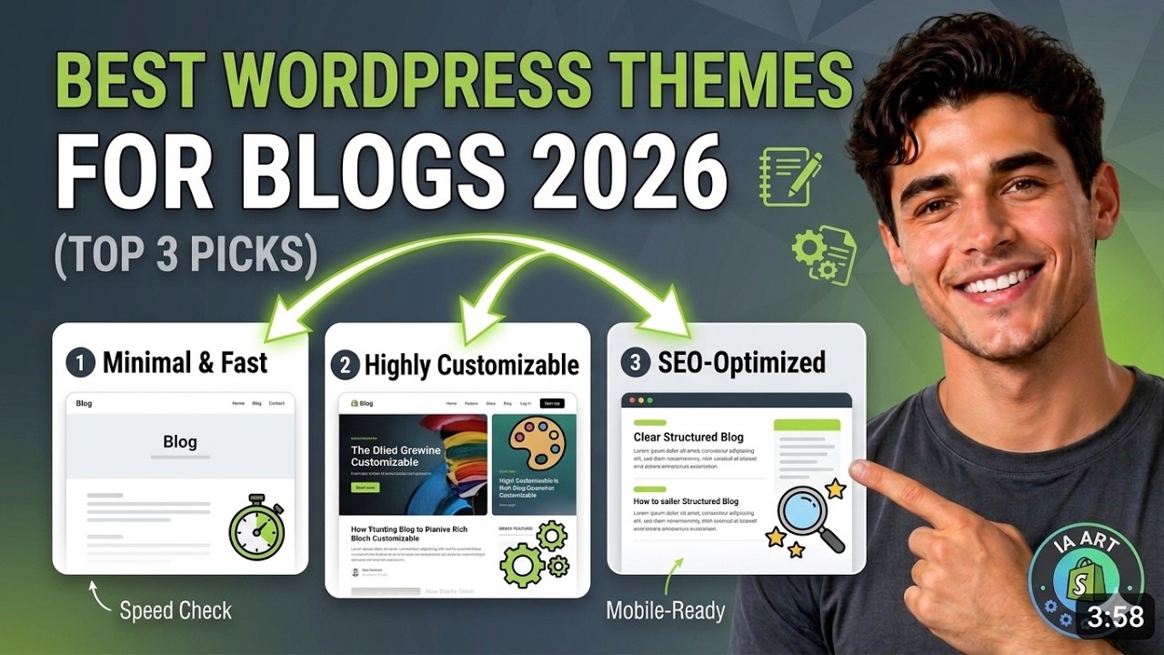 Best WordPress Themes for Blogs 2026 (Top 3 Picks)