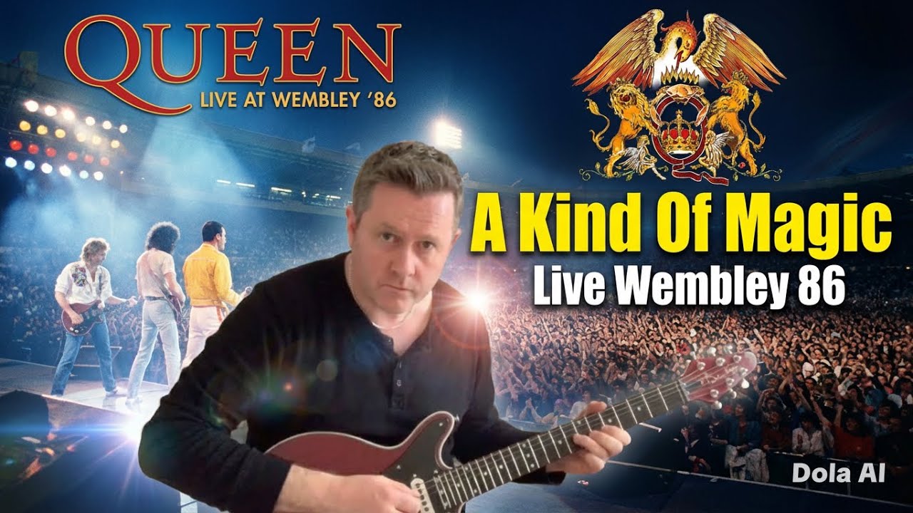 Queen A Kind Of Magic Wembley 86 Guitar Tab & Chord Play Along -  Brian May Red Special