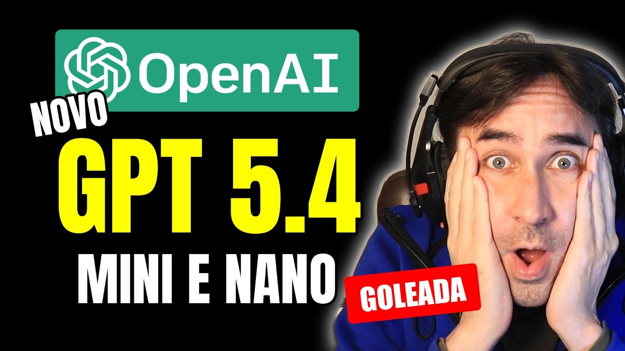 NOVO Chat GPT 5.4 Mini e Nano da OpenAi Surpreendem e Dão Uma Goleada no Vibe Codinng