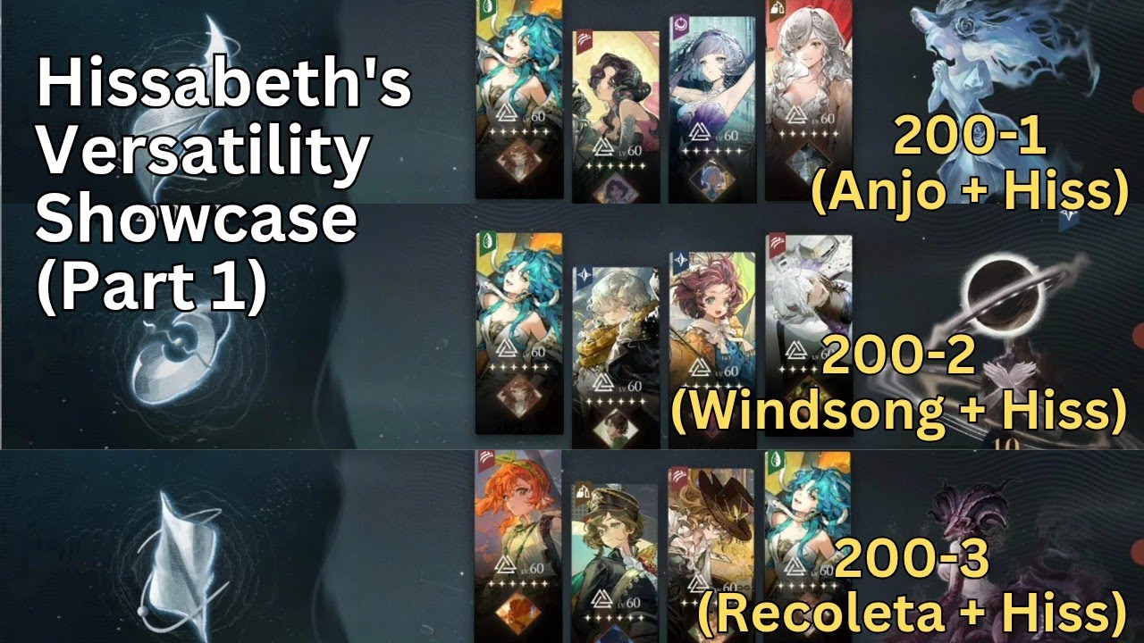 Hissabeth's Team Versatility Showcase Part 1 - Reverse 1999