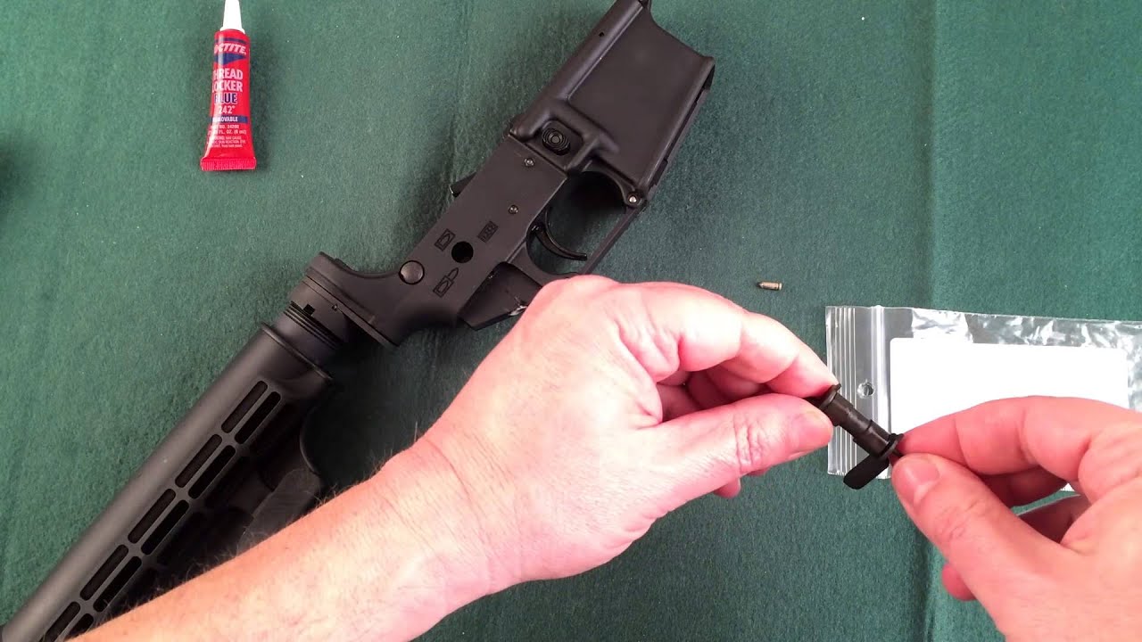AR-15 Как установить двусторонний предохранитель