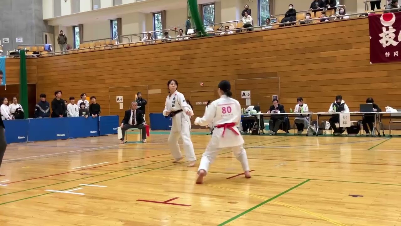 第53回協会西部大会 凜 組手準決勝