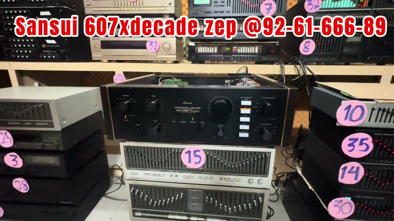 Sansui 607xdecade đẹp còn sách 