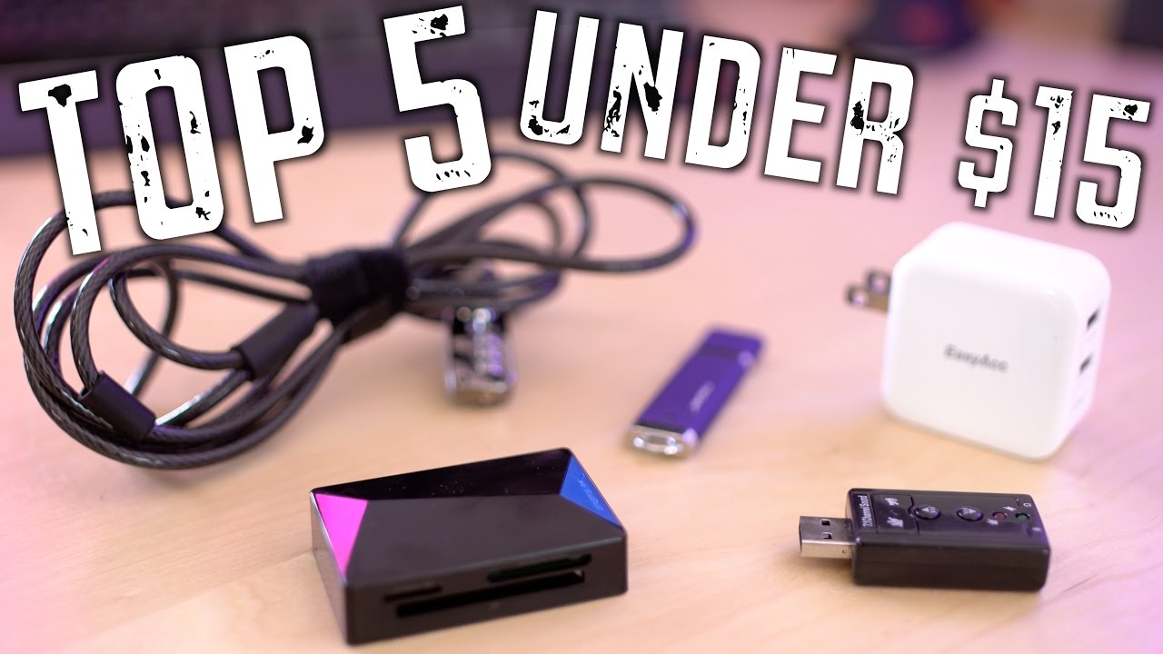 Awesome Tech Deals Under $15 - October 2016!