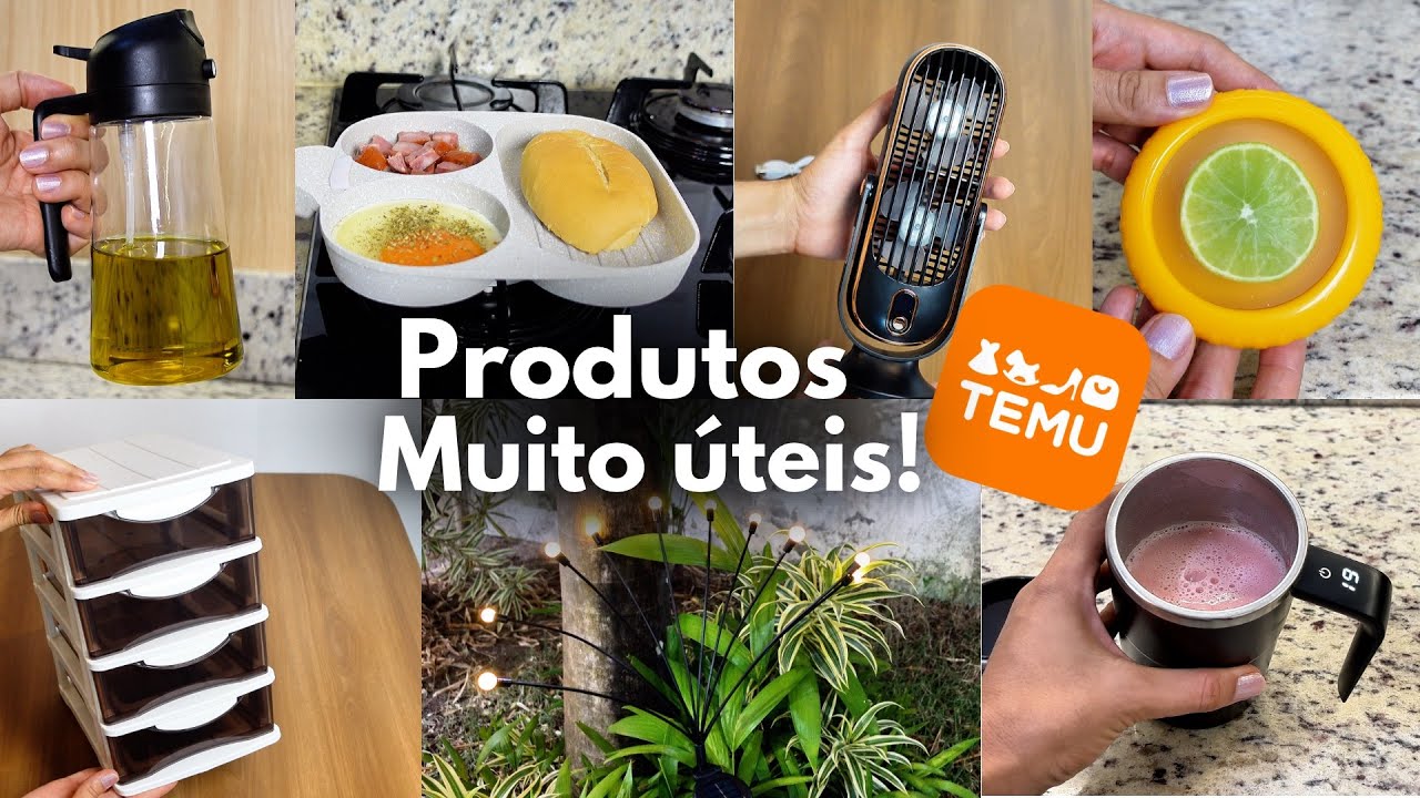 PRODUTOS ÚTEIS QUE RECEBI DA TEMU