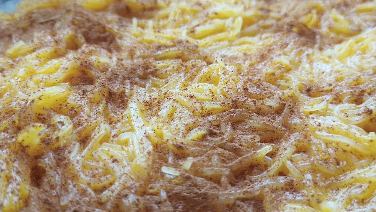 ALETRIA - Portuguese Sweet Pasta (Vermicelli) / Aletria à Moda Antiga #desserts
