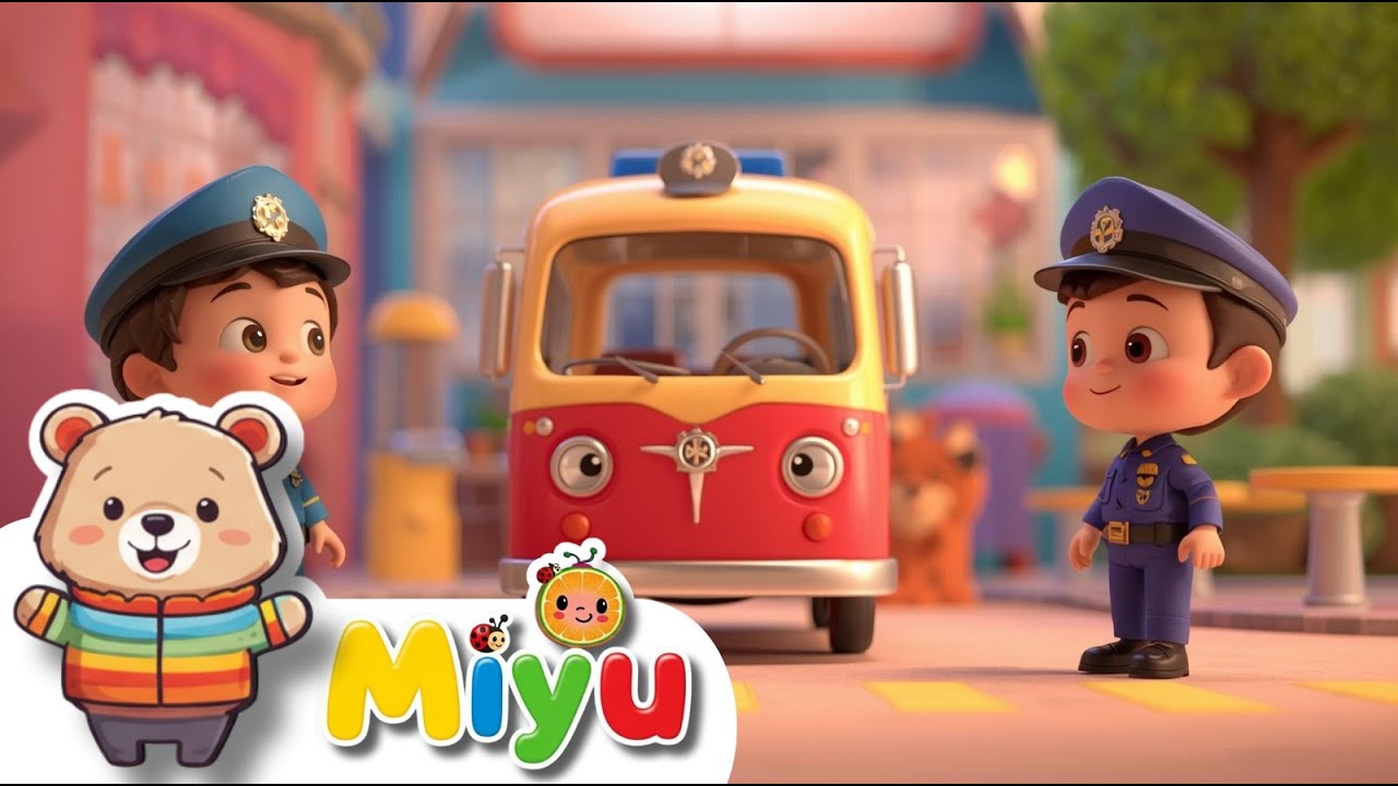 🎵✨ Impara i Colori, gli Animali e Tanto Altro con Miyu - Canzoni per Bambini! 🚒🐰🎨