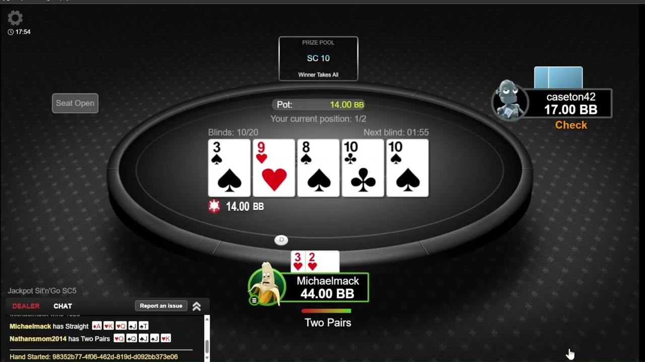 5$ Jackpot Sit N Go Challenge