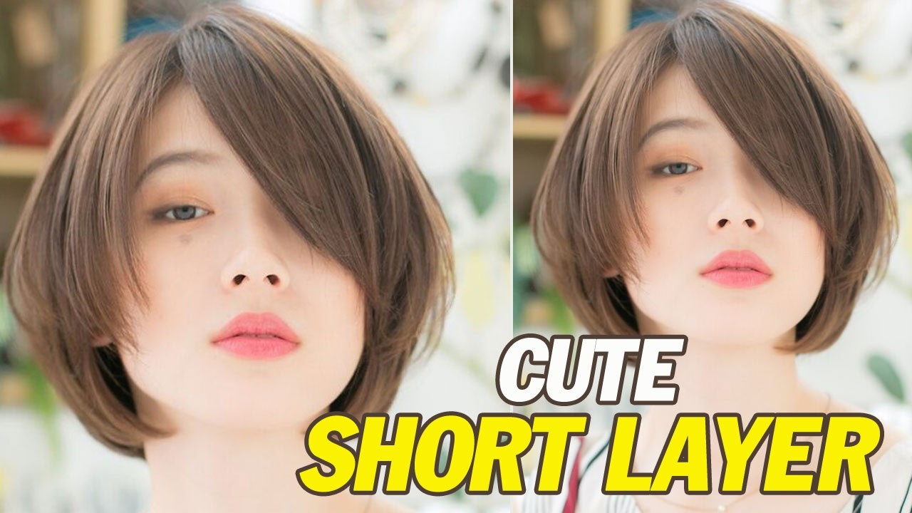 How to Cut a Perfect Cute Short Layered | Modern Textured Short Layered Bob Haircut (Step-by-Step)
