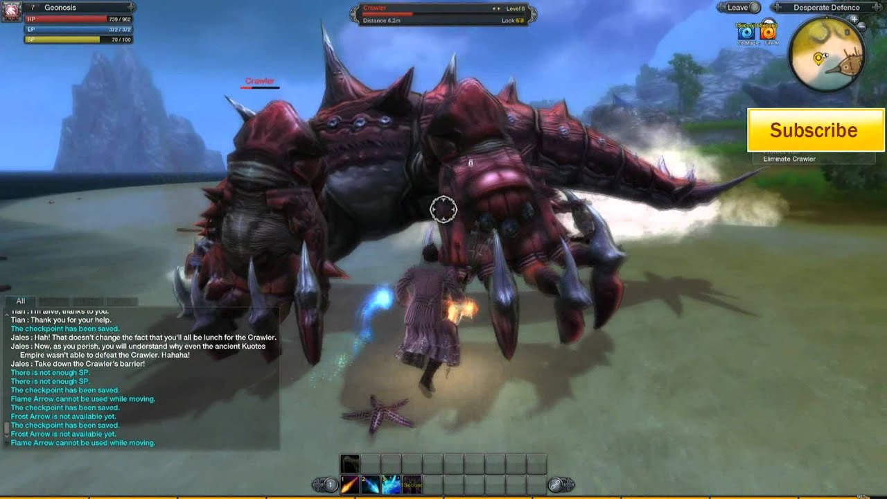 RaiderZ Europe closed beta! First Boss the Crawler