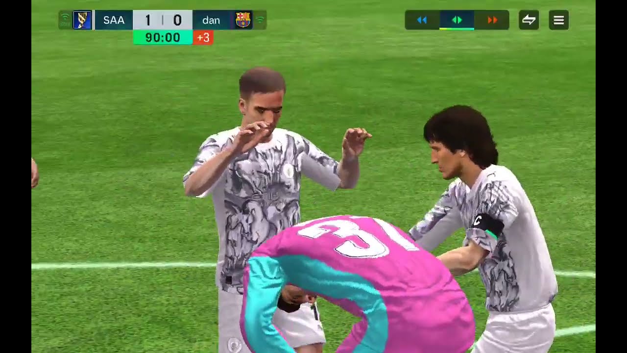 Sweaty FIFA mobile game