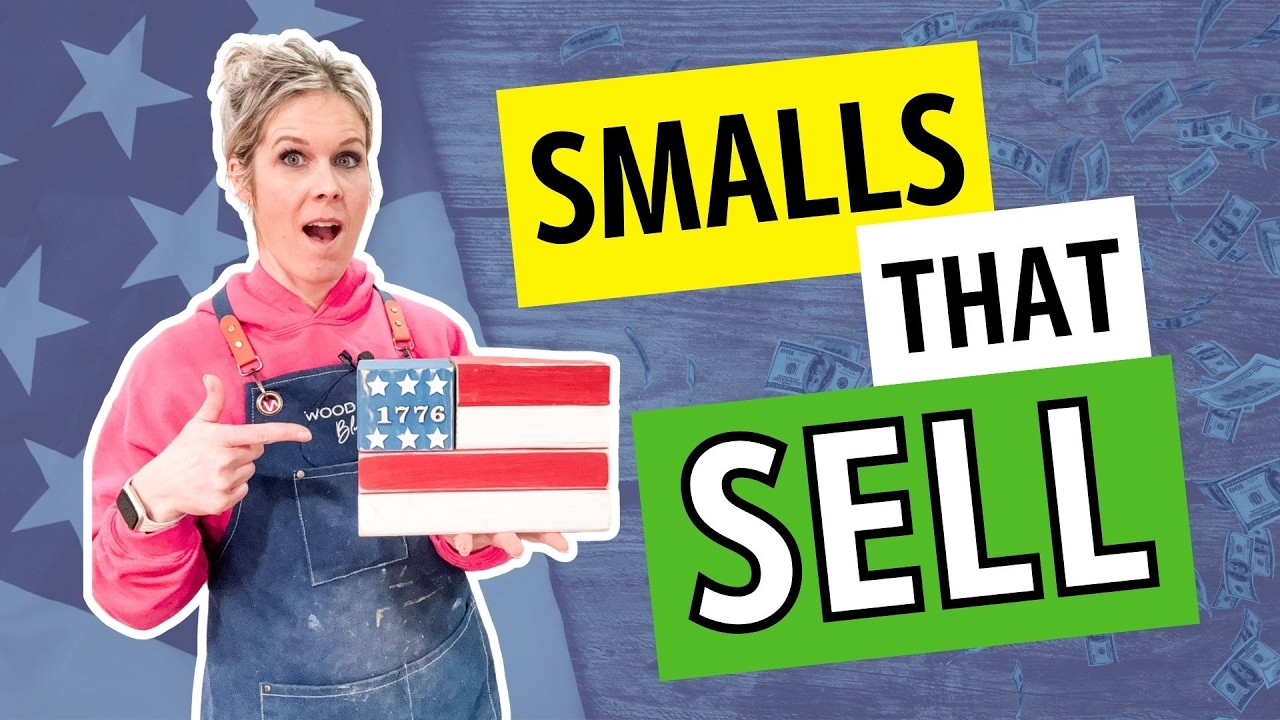 Scrap Wood 2x4 Project That Sells Fast | Patriotic Decor DIY
