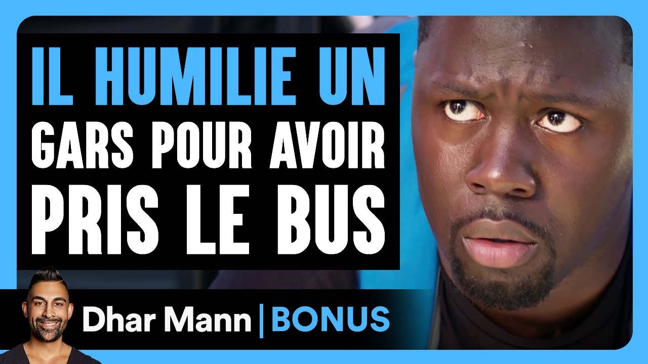 Il Humilie Un Gars Pour Avoir Pris Le Bus | Dhar Mann Studios