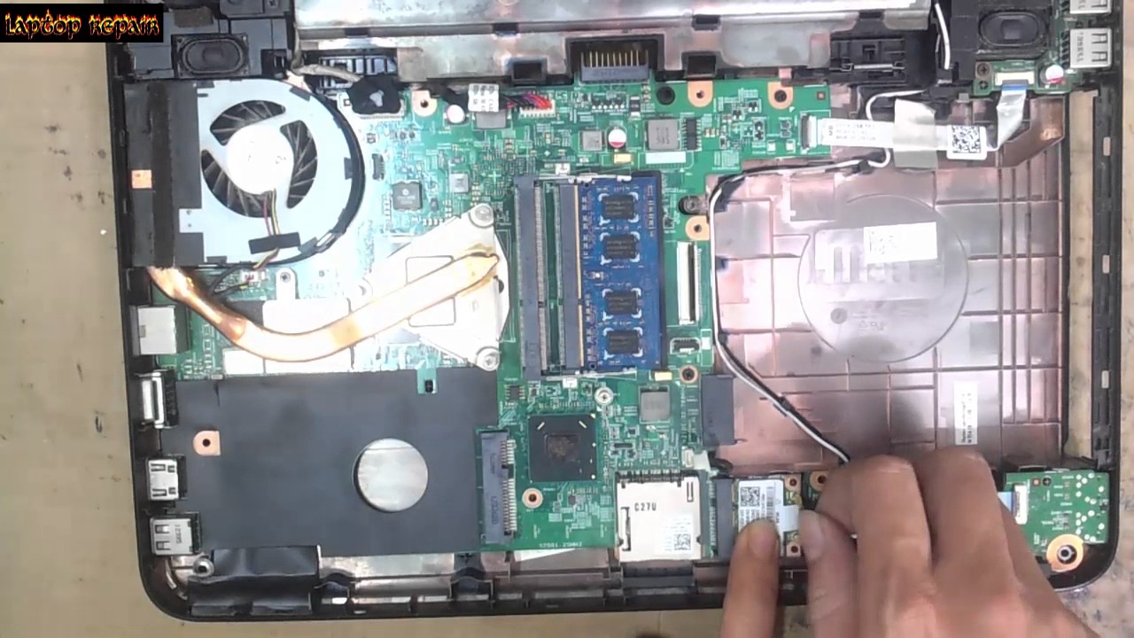 Dell Inspiron 3420 -  Disassembly and fan cleaning - laptop repair