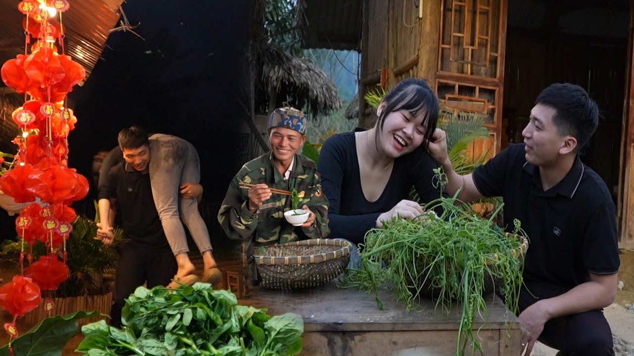 A Joyful Day: Uncle Manh Leaves the Hospital Recovered, Tuan Embraces Thuy with Love